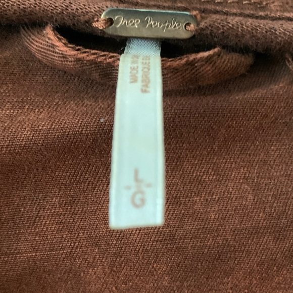 Free People Rich Brown Top - Picture 2 of 3